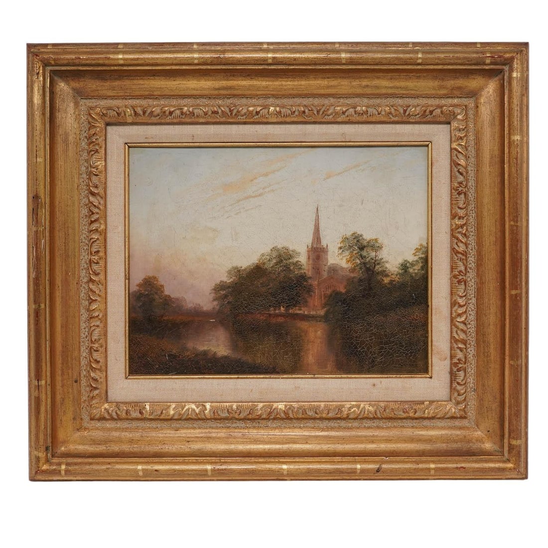 Francis E. Jamieson (English, 1895–1950) "Holy Trinity Church" Oil/Canvas Painting (1 of 3)