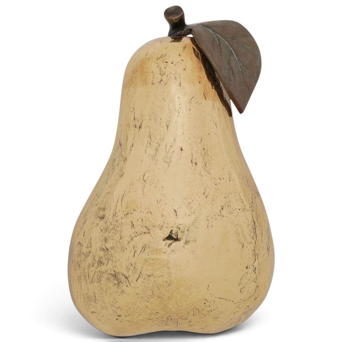 Colby Smith Bronze Pear Door Knocker: Colby Smith Bronze Pear Door Knocker 1985, American Artist/Designer/Manufacturer: Colby Smith Marking(s); notes: Signed and dated “85”; accompanied by Maines Massachusetts House Galleries pape
