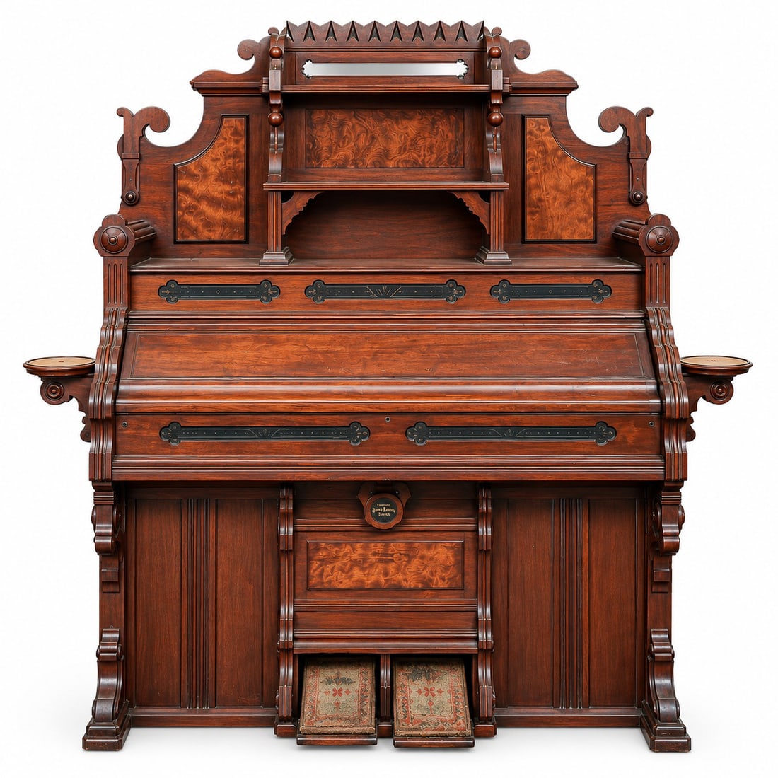 Antique Mason & Hamlin Pedal Pump Full Organ: Antique Mason & Hamlin Pedal Pump Full Organ 19th Century, USA Artist/Designer/Manufacturer: Mason & Hamlin. Marking(s): "Mason & Hamlin" / "Patented Full Organ Jan 20, 1874" / "Knee Swell". Materials
