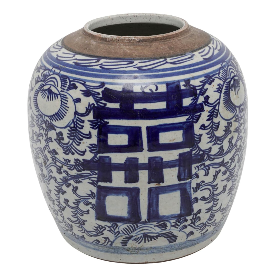 Antique Chinese Porcelain Blue & White Ginger Jar: Antique Chinese Porcelain Blue & White Ginger Jar Late 19th - Early 20th Cent, China Artist/Designer/Manufacturer: Unknown Marking(s); notes: Chinese; provincial style Materials: glazed ceramic
