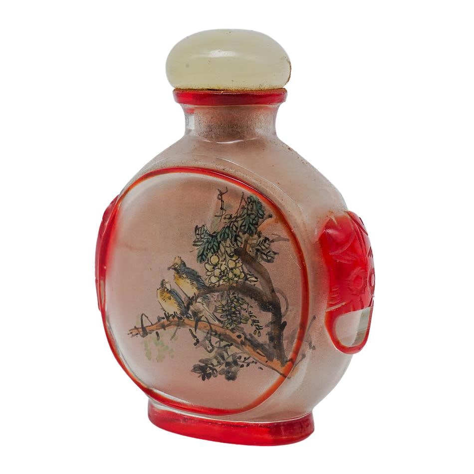 Chinese Reverse Painted Glass Snuff Bottle (1 of 11)