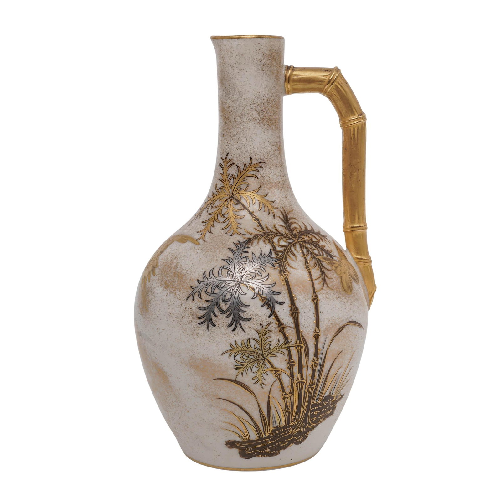Antique Royal Worcester Gilt Porcelain Pitcher (1 of 7)