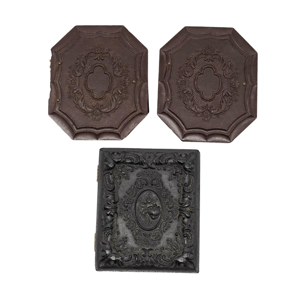 (3 pc) 19th Cent. Portrait Tintypes - 2