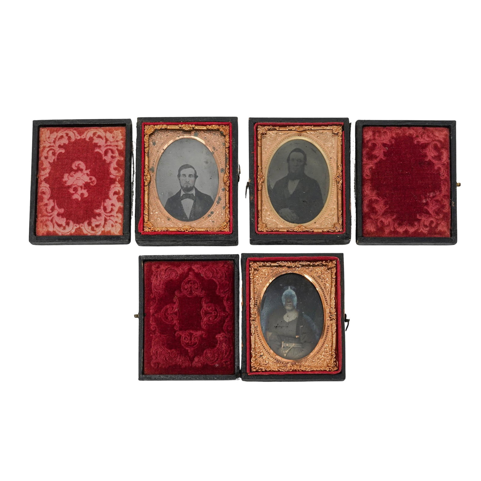 (3 pc) 19th Cent. Daguerreotype & Tintypes (1 of 2)