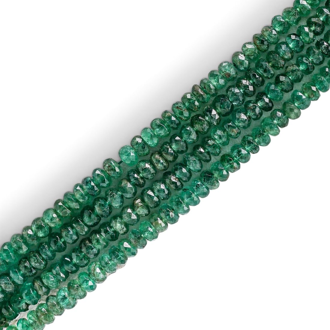 Multi-Strand Emerald Bead Necklace - 4