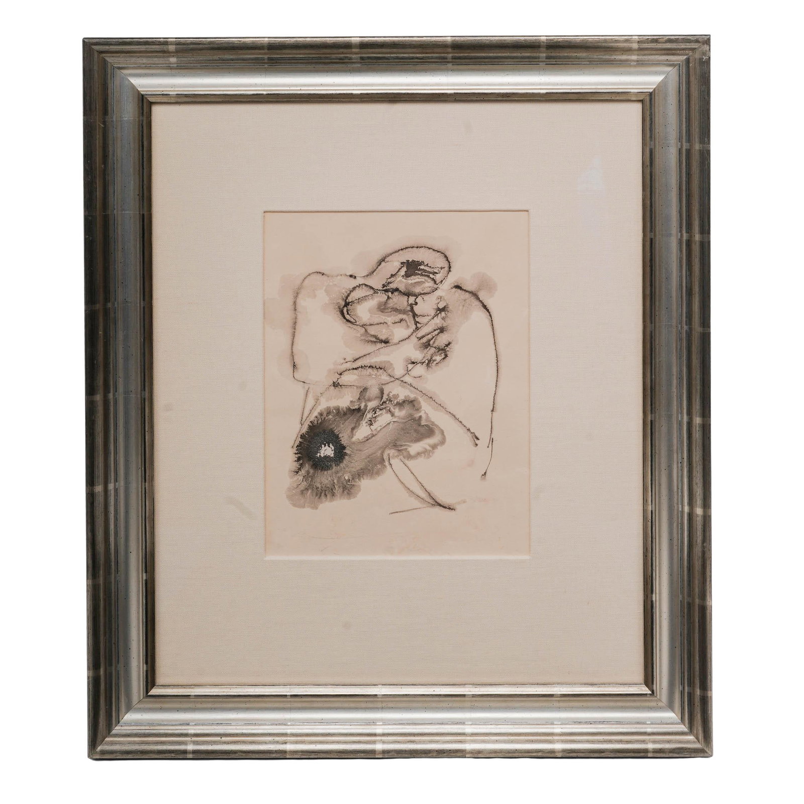 Figurative Ink & Watercolor on Paper (1 of 2)
