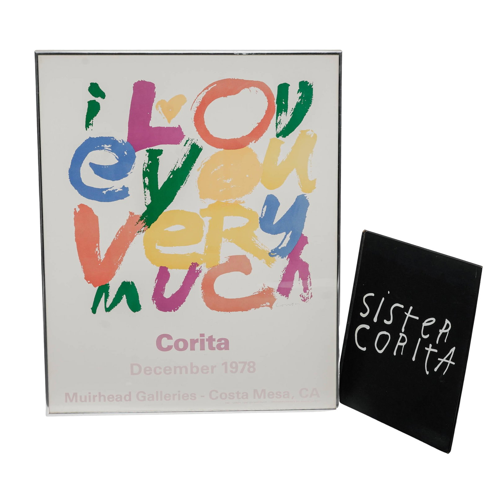 (2 Pc) Corita Kent (Sister Mary Corita, 1918–1986) Monograph & Print Portfolio (1 of 6)