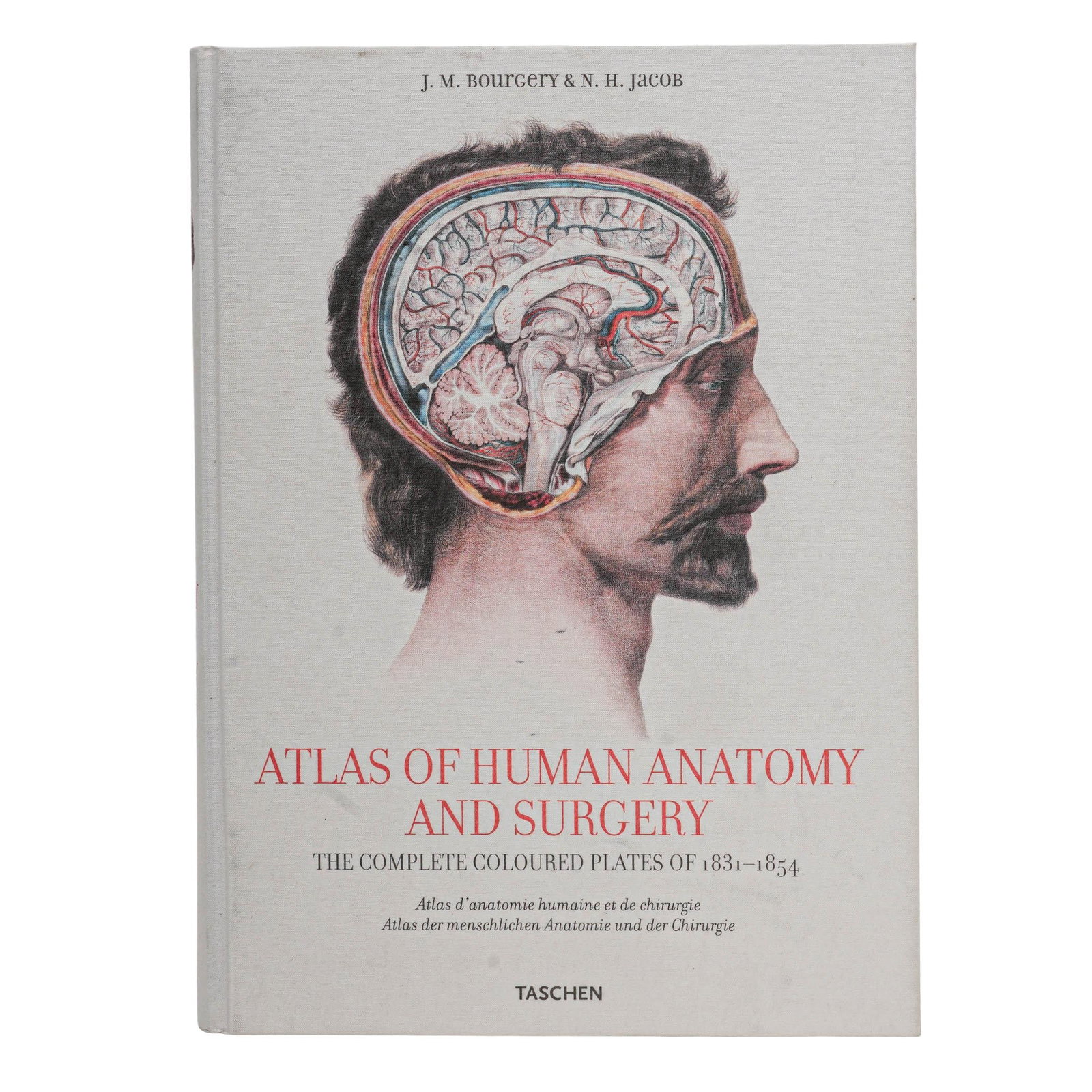Taschen "Atlas of Human Anatomy and Surgery" Book: Taschen "Atlas of Human Anatomy and Surgery" Book 2005. Germany Artist/Designer/Manufacturer: J. M. Bourgery / N. H. Jacob / TASCHEN Marking(s); notes: Edited by Jean-Marie Le Minor and Henri Sick;