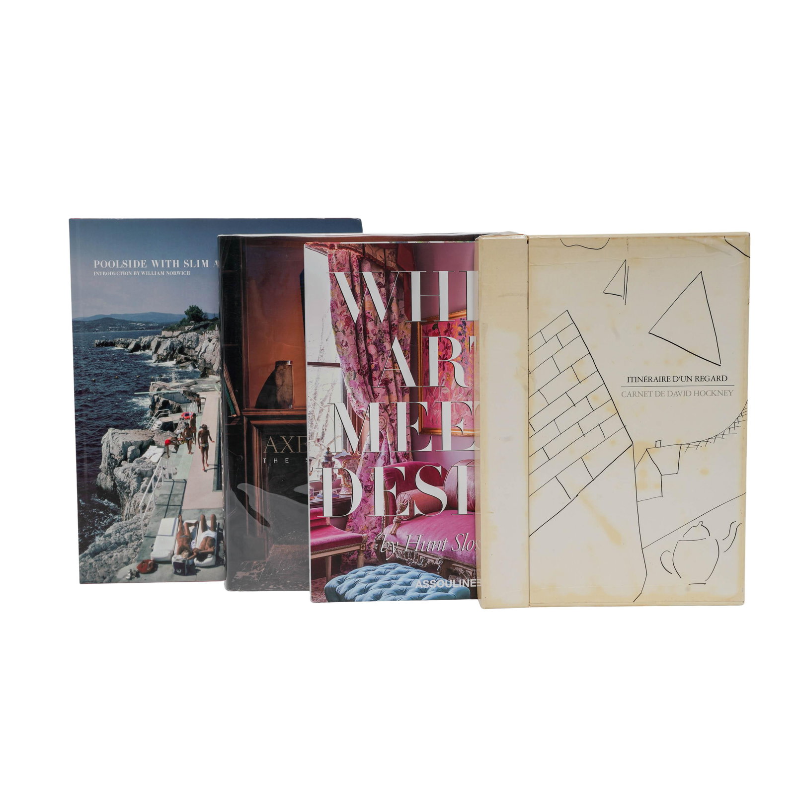 (4 pcs) Slonem, Aarons, Vervoordt, Hockney Art Books (1 of 20)