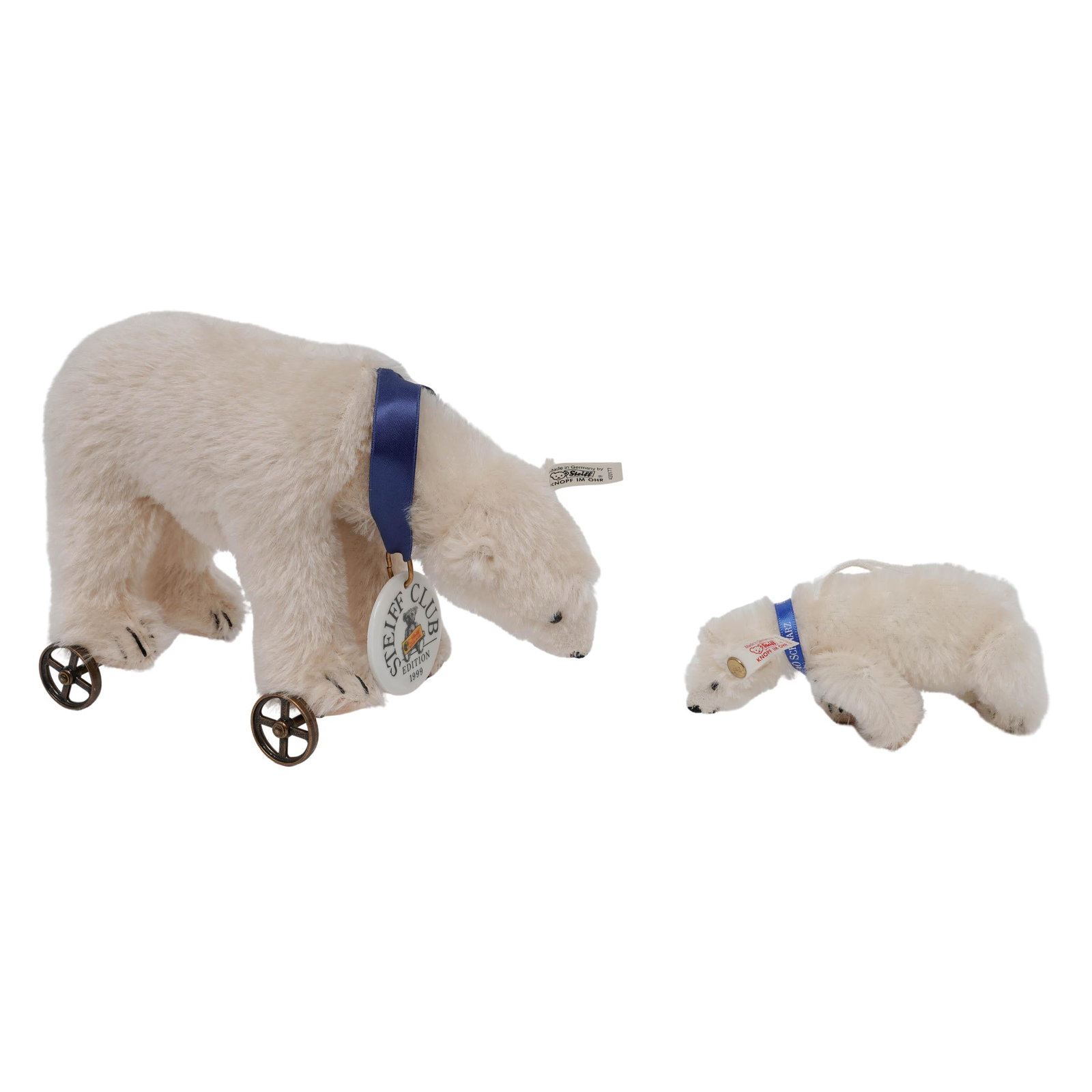 (2 pcs) Steiff Polar Bears (1 of 10)