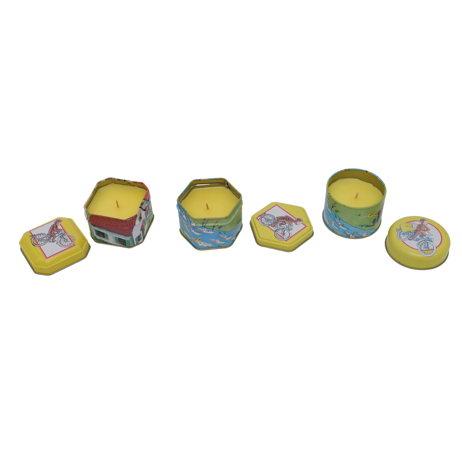 (3 pcs) Tin Curious George Boxes - 11