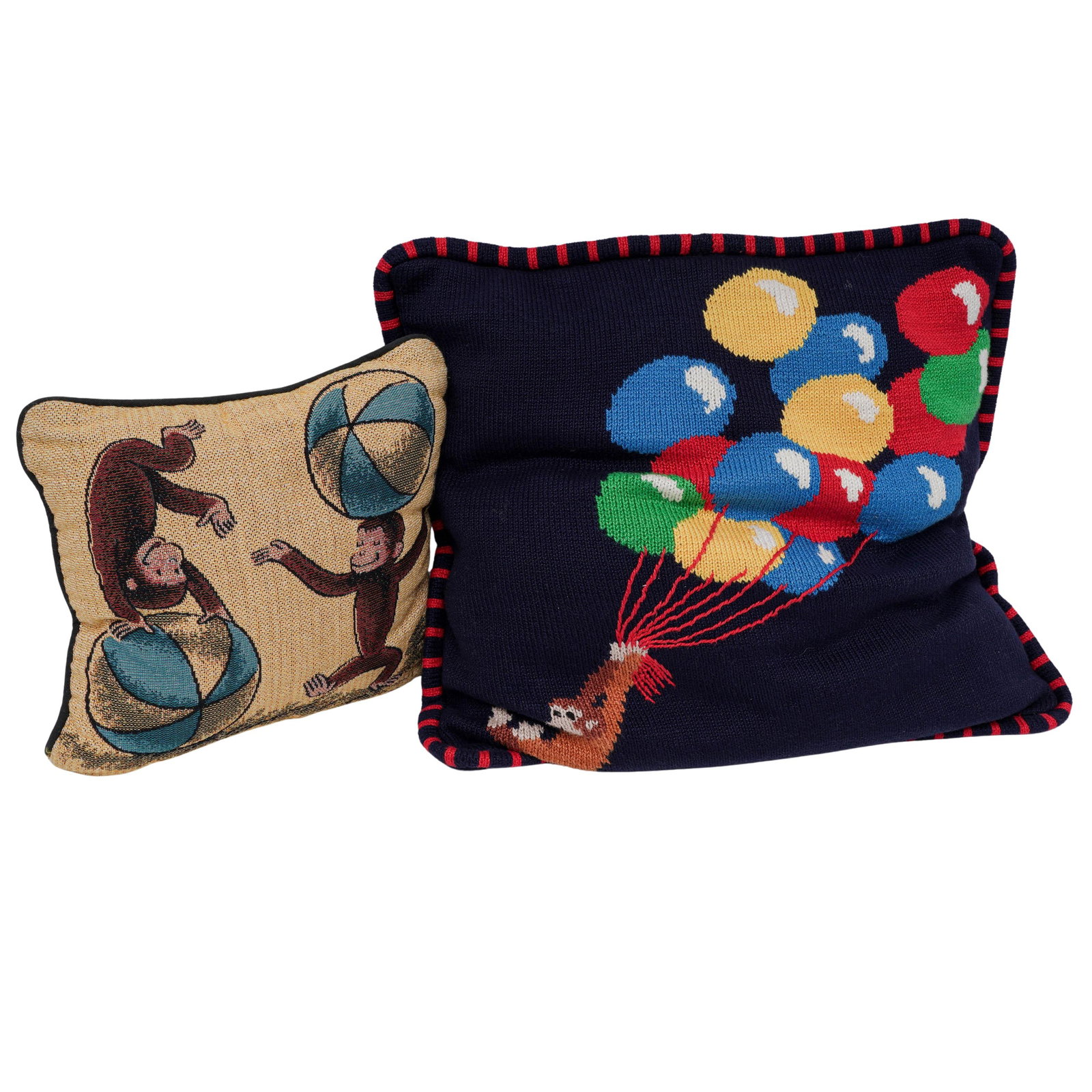 (2 pc) Curious George & Christine Foley Monkey Pillows (1 of 4)