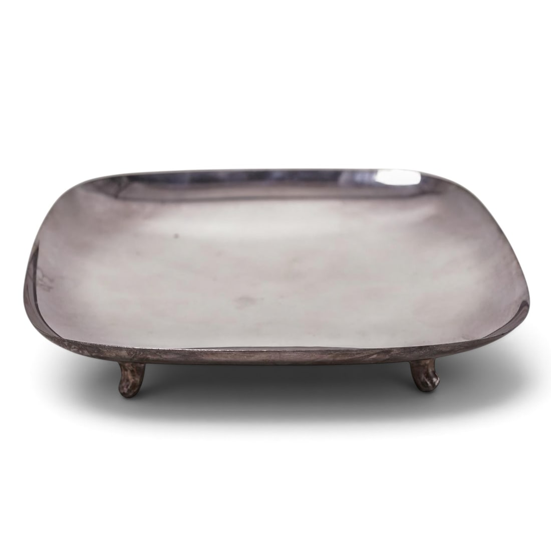 Vintage Silver Footed Catchall - 2