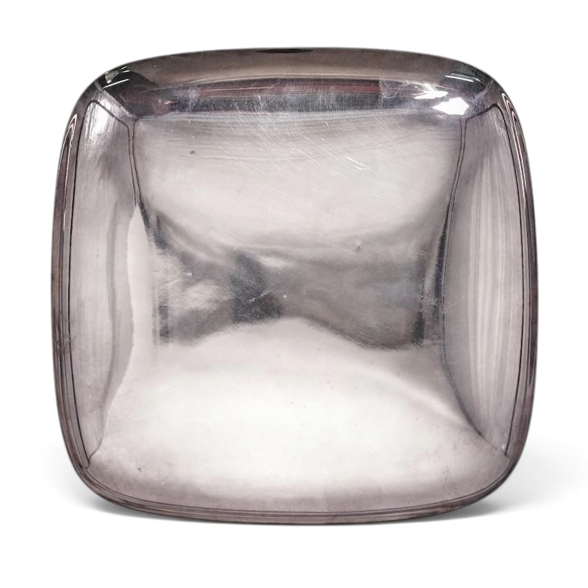 Vintage Silver Footed Catchall - 3