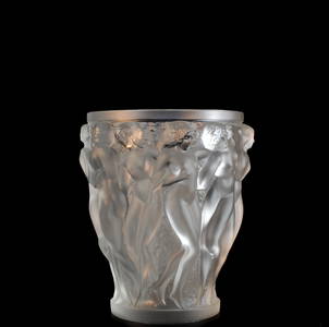 Lalique Crystal "Bacchantes" Vase