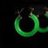Vintage 14k Gold And Natural Jade Earrings - 2