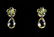 Vintage 14k Gold & Peridot Earrings