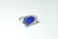 18K Gold Diamond & Lapis Ring