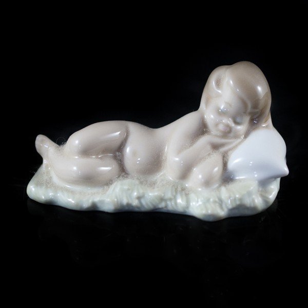Lladro" Sleeping Boy" Porcelain (1 of 3)