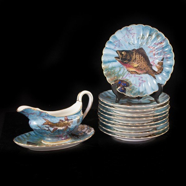 Hand Painted Limoges Porcelain Set (1 of 7)