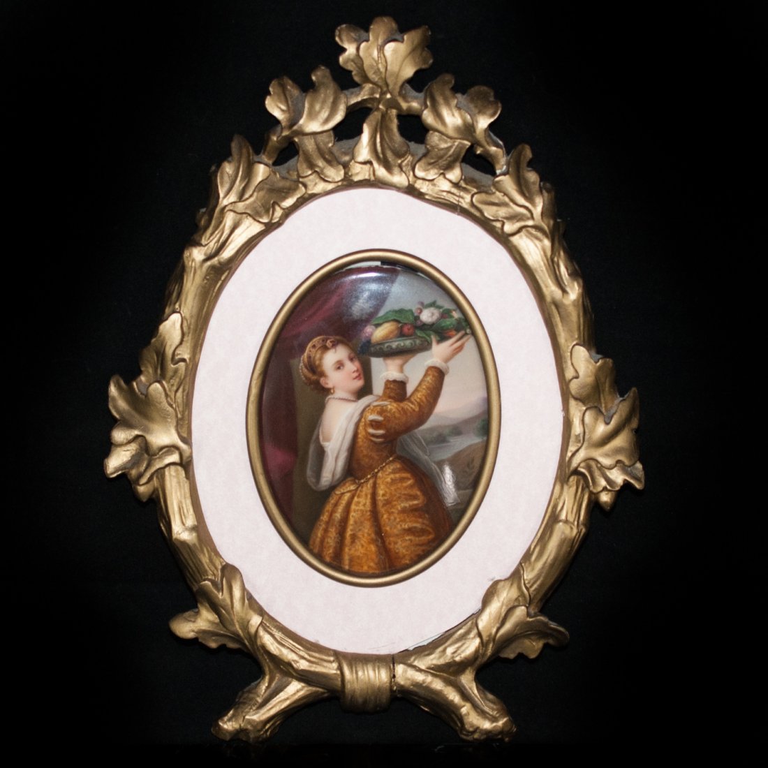 Framed Porcelain Plaque (1 of 2)