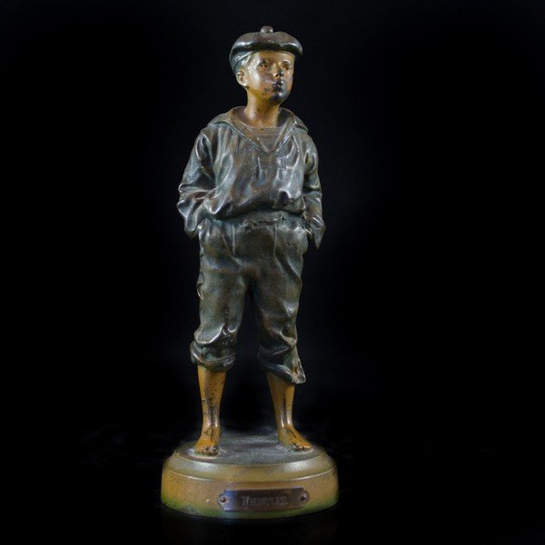 Bronze "Whistler" figurine (1 of 2)