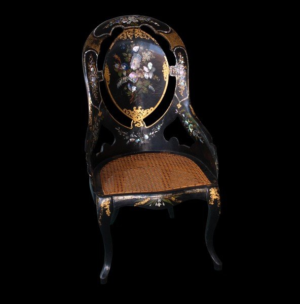 Mother of Pearl French Chair (1 of 4)