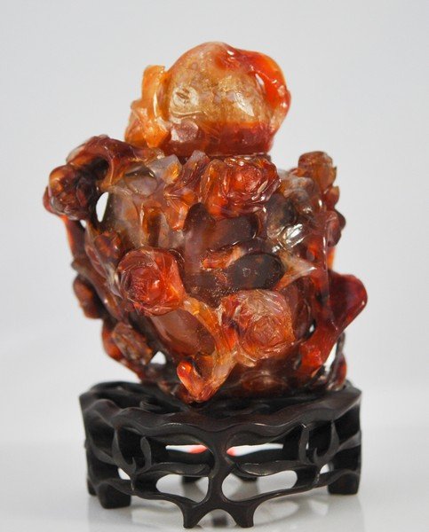 Chinese Hand Carved Urn (1 of 1)