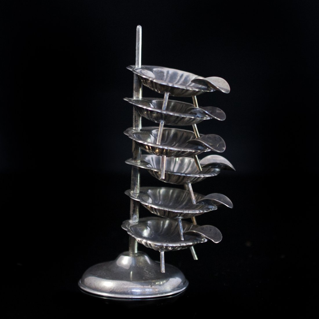 Mexican Sterling Ashtray Holder (1 of 4)