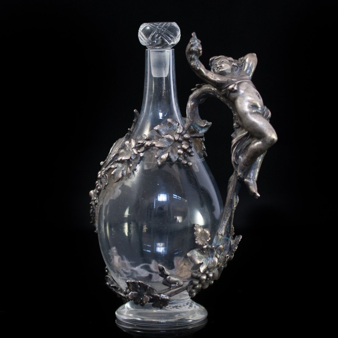 Eugen Marcus Silver & Glass Decanter (1 of 5)