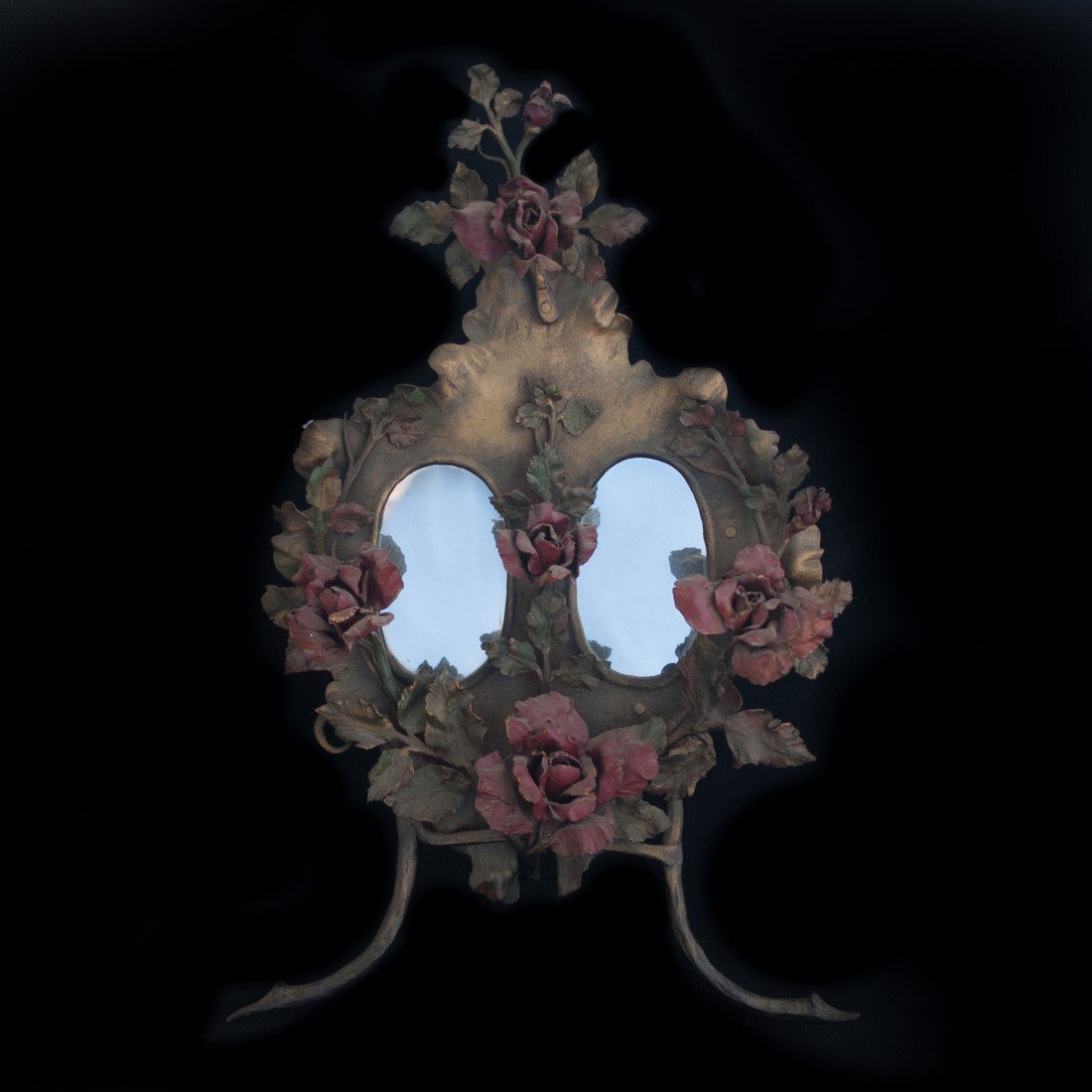 Art Nouveau Bronze Mirror (1 of 5)