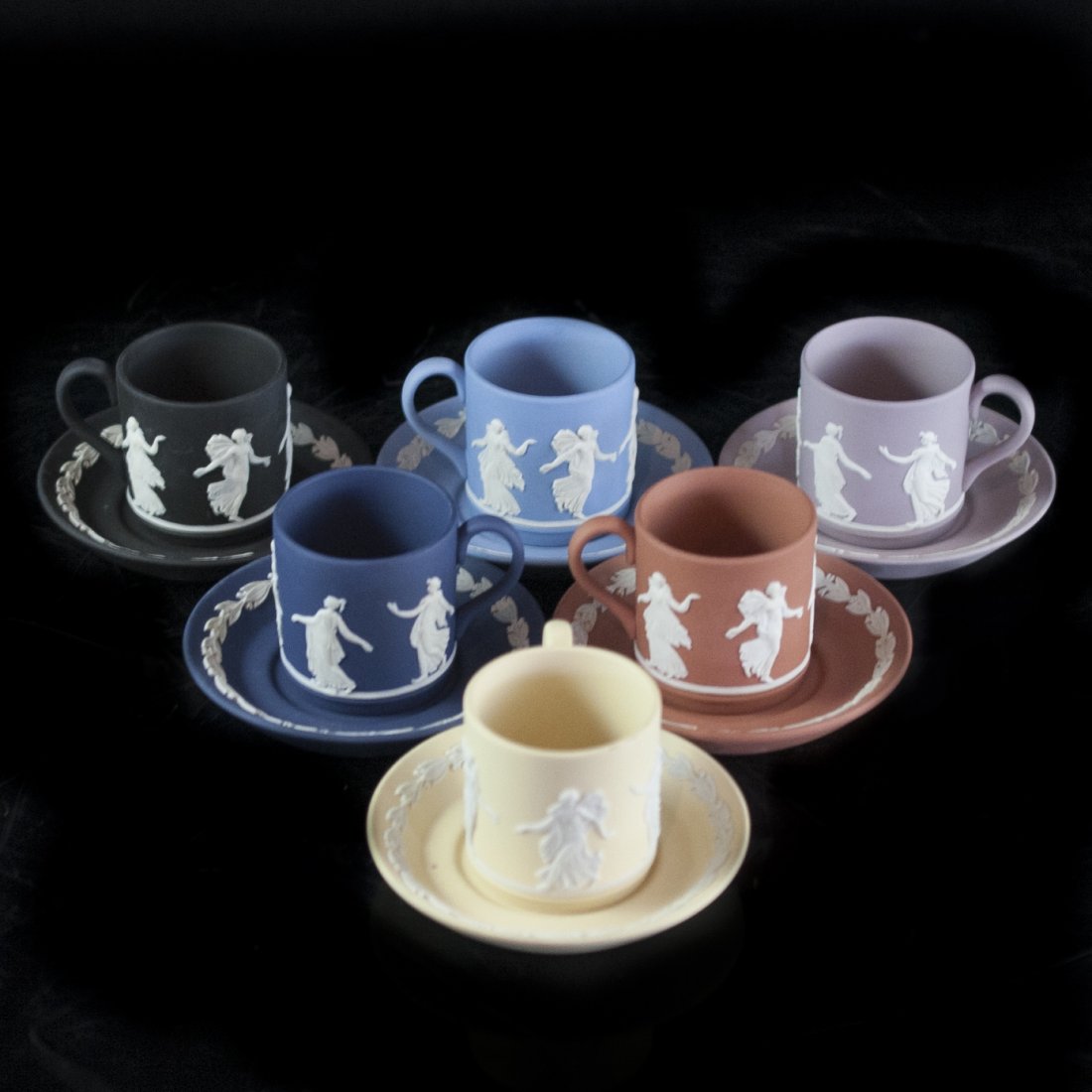 Wedgwood Jasperware Demitasse Set (1 of 3)