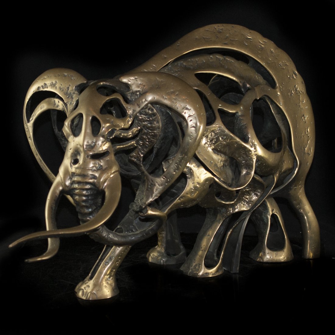 Bronze Elephant Sculpture Attributed to John Jagger (1 of 4)