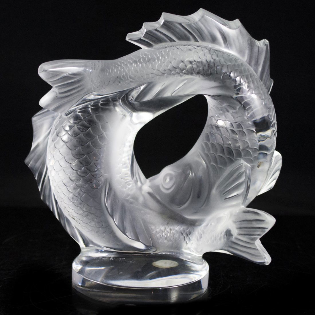 Lalique Crystal "Deux Poissons" Koi Fish (1 of 4)