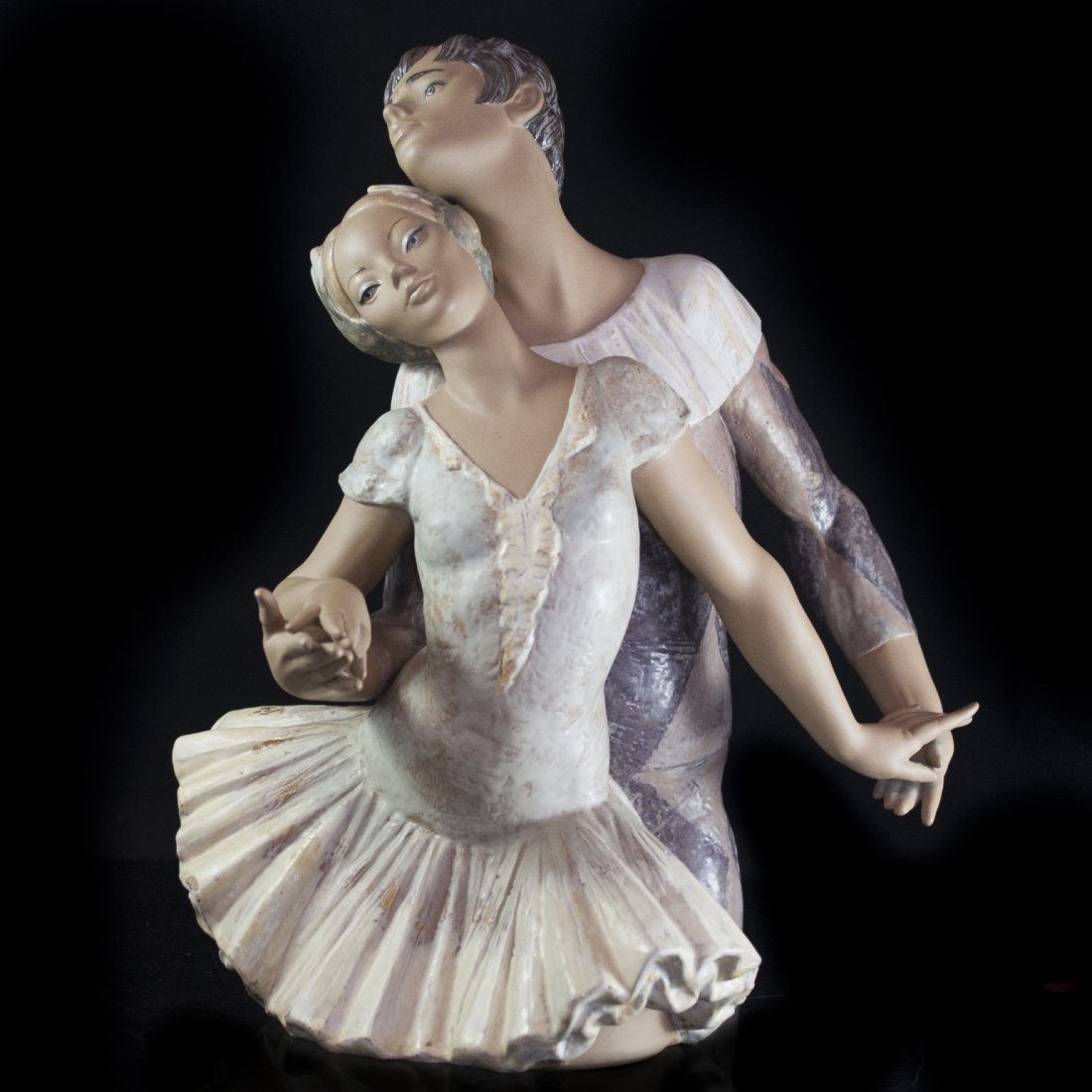 Retired Large Lladro"Passionate Dance" Bisque Sculpture (1 of 6)