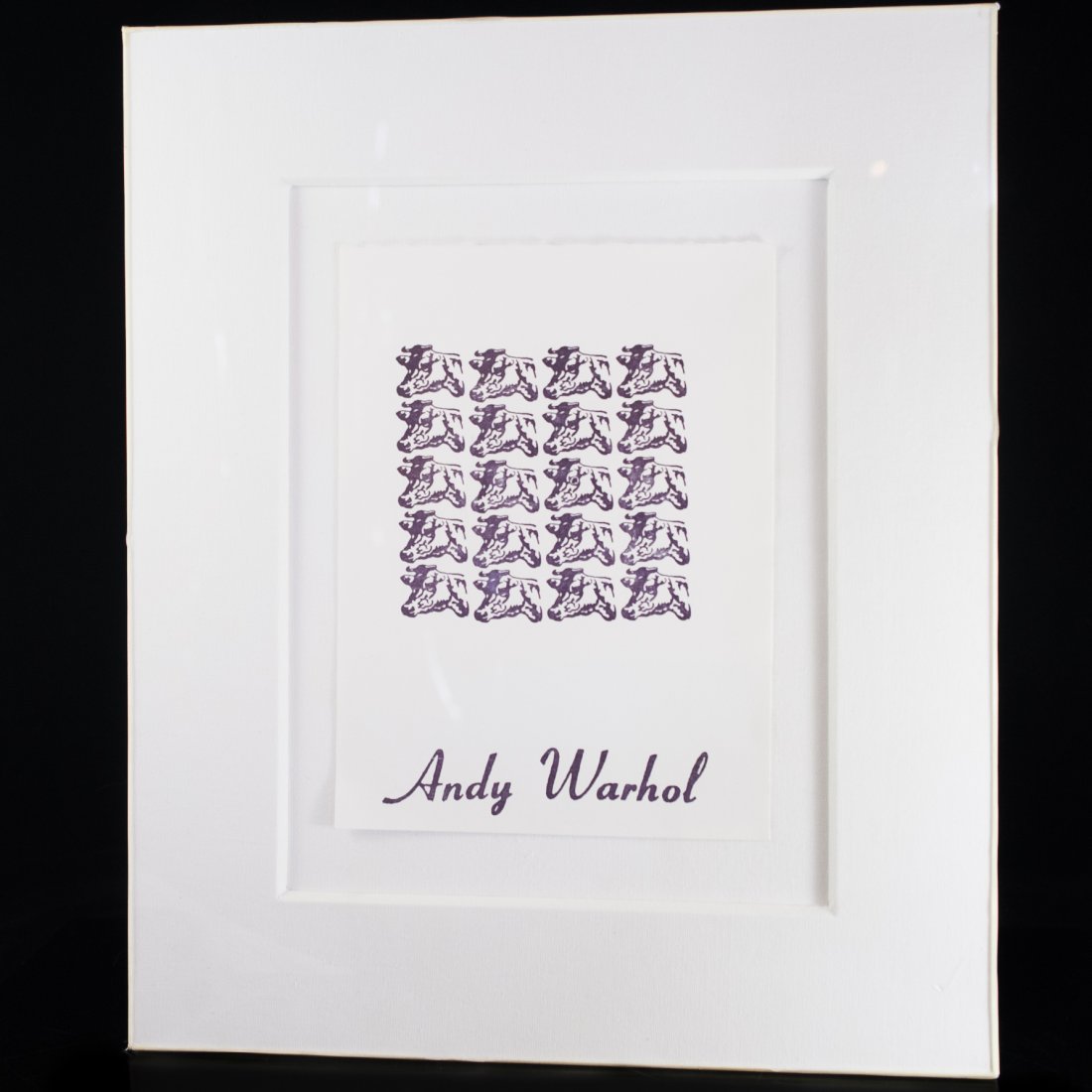 Cow Lithograph by Andy Warhol (American 1928-1987) (1 of 4)