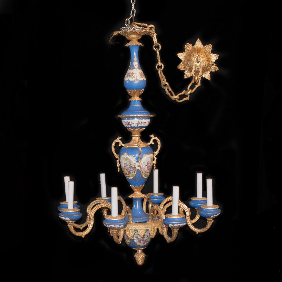 Sevres Porcelain Chandelier (1 of 8)