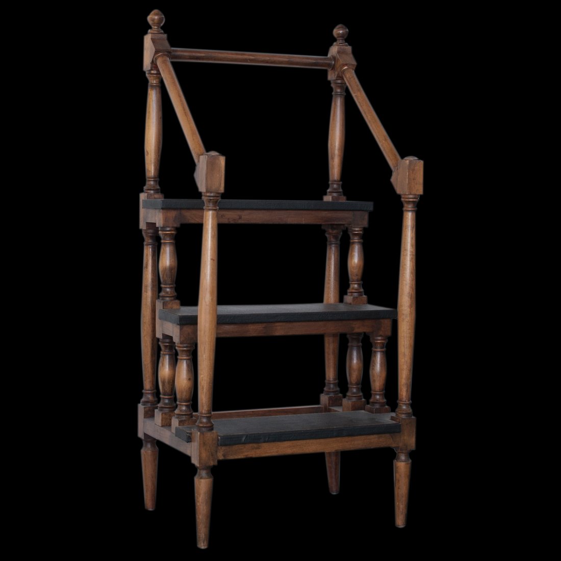 Mahogany Library Ladder (1 of 4)