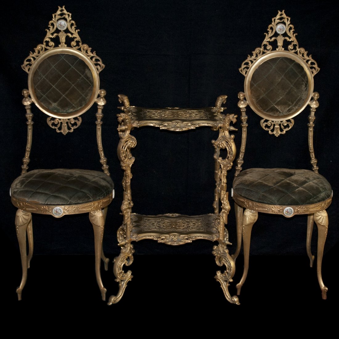 Victorian Style Bronze Furniture Set (1 of 6)