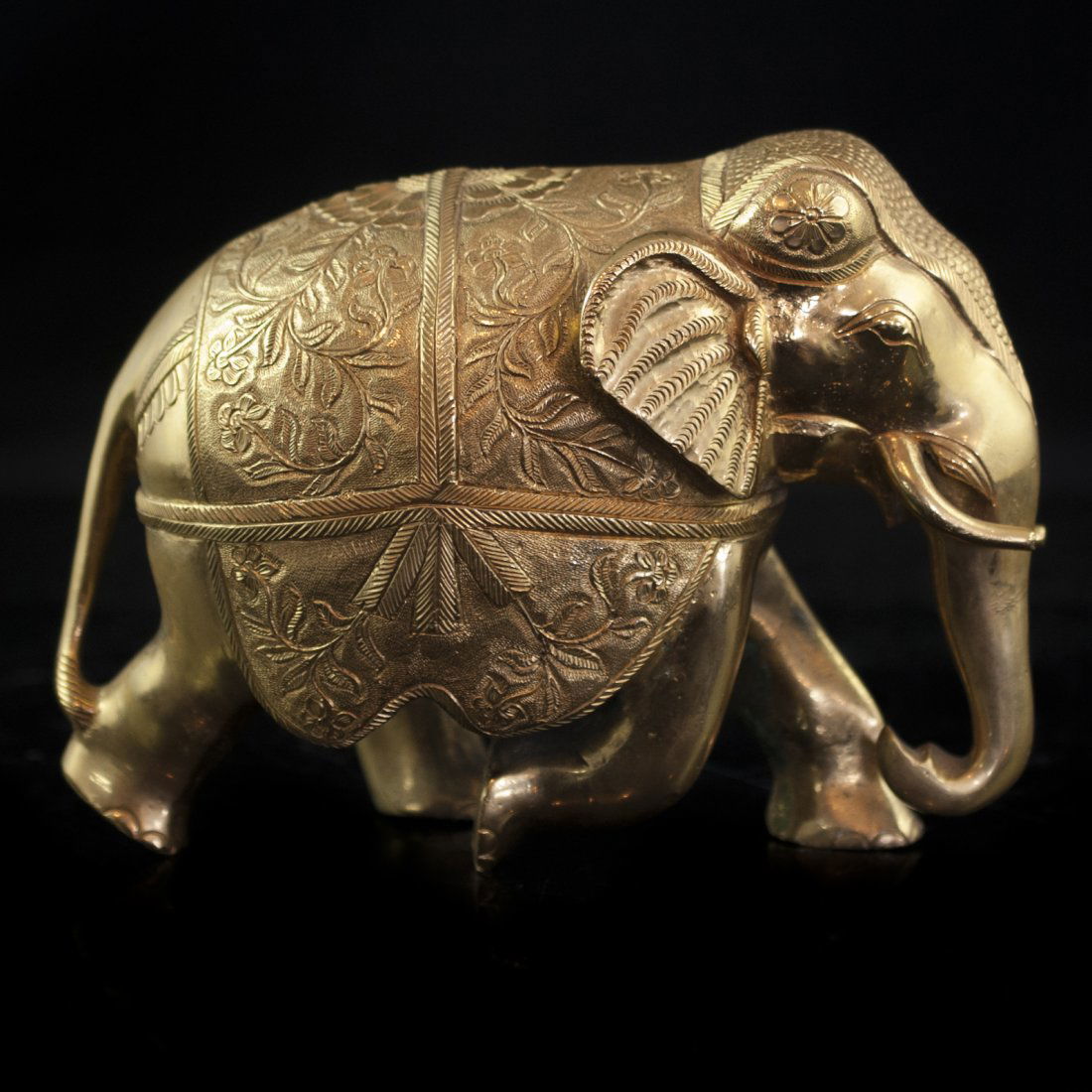 Dore Bronze Elephant Figurine (1 of 6)