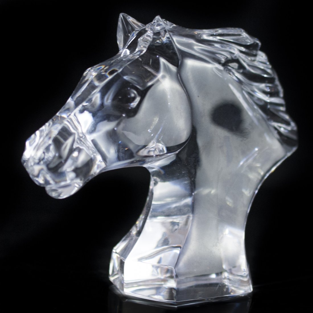 Baccarat Crystal Horse Bust (1 of 5)