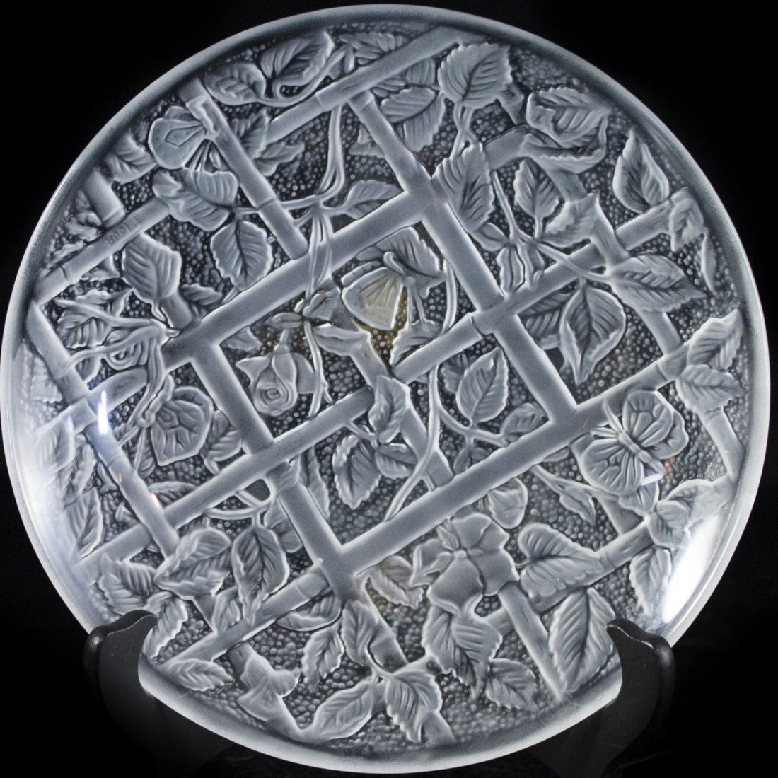 Baccarat Frosted Crystal Dish (1 of 5)