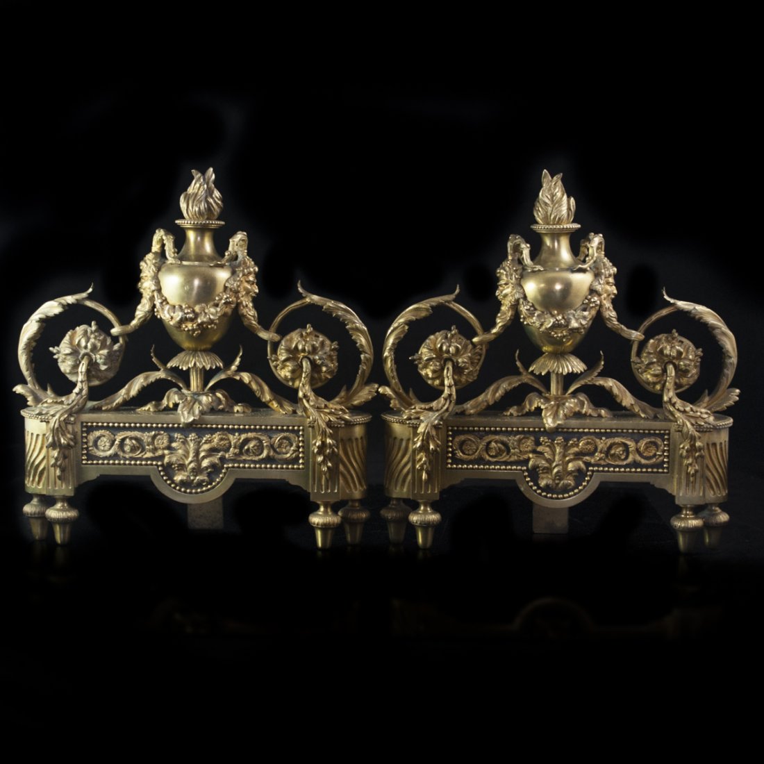 Dore Bronze Andirons (1 of 5)