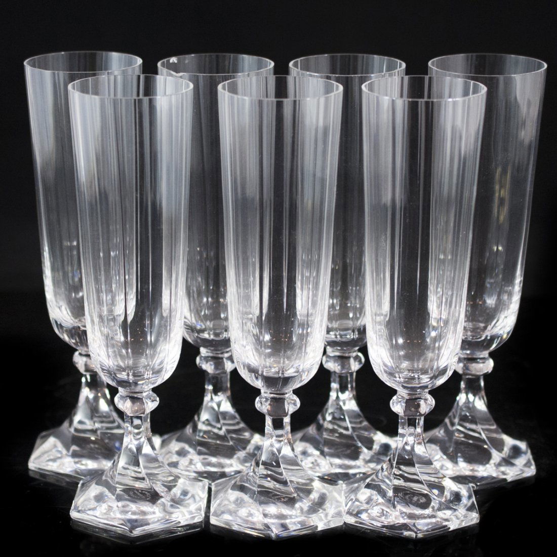 Sevres Crystal Champagne Flutes (1 of 3)