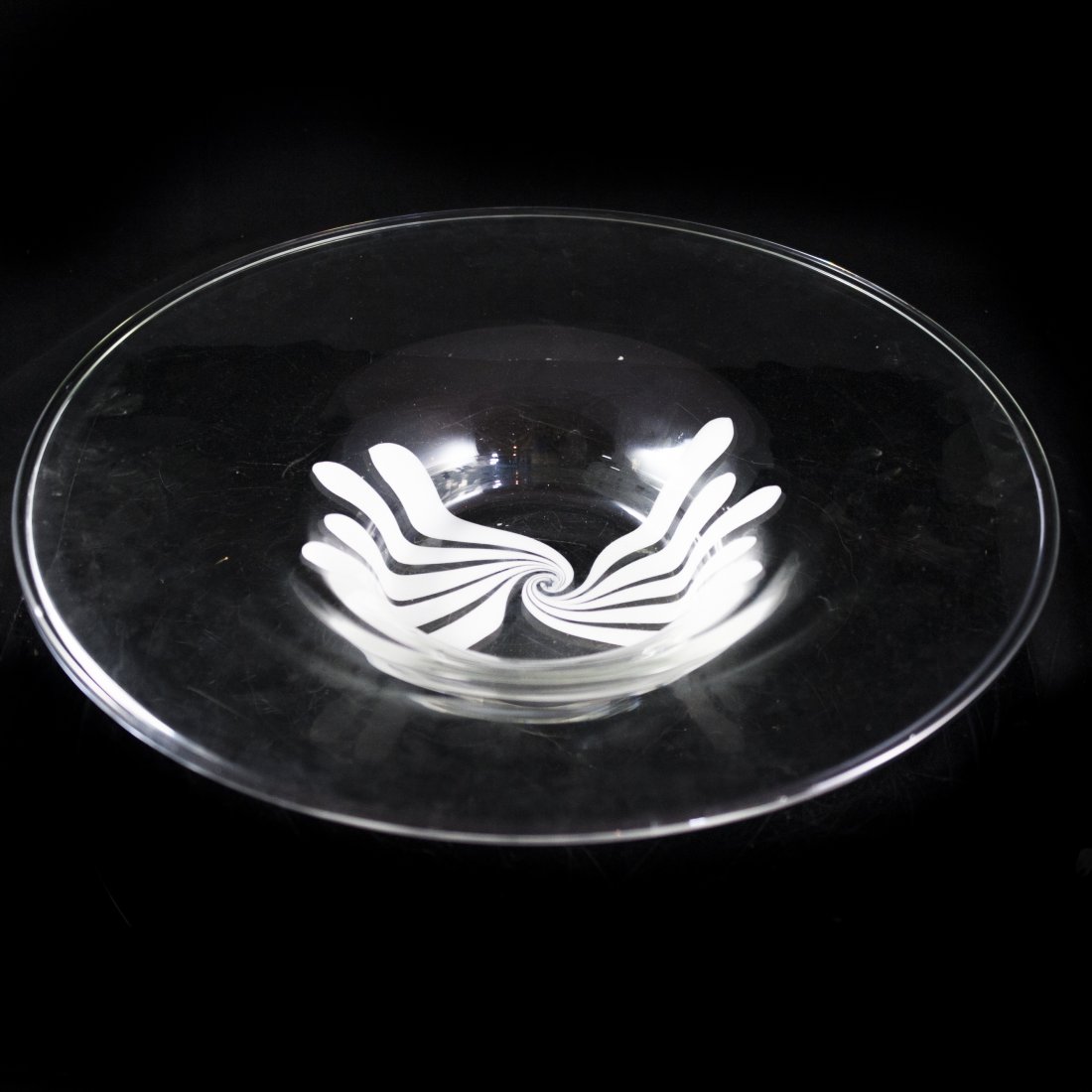 Large Murano Glass Bowl by Alredo Barbini (1 of 3)