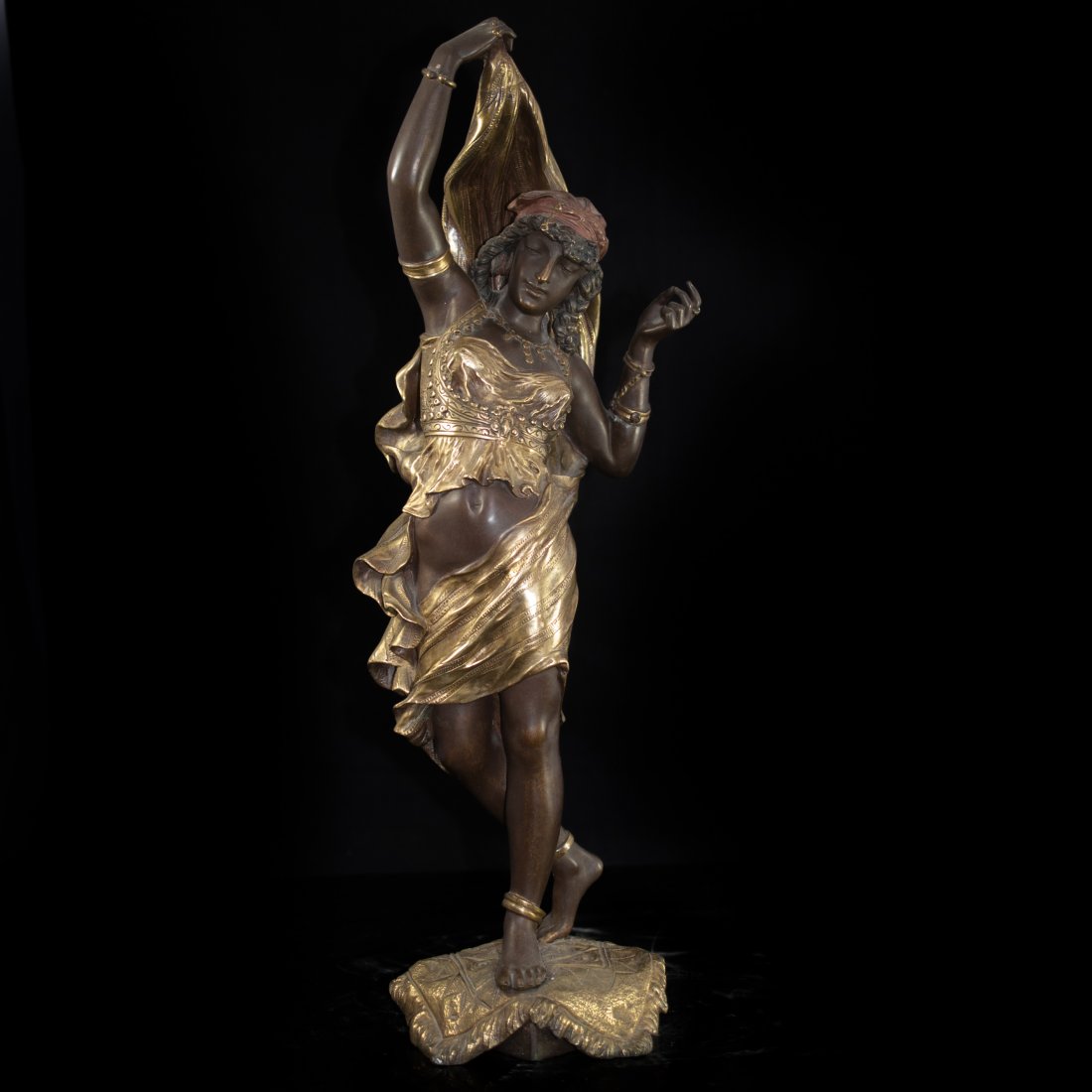 Two Tone Bronze Figurine (1 of 6)