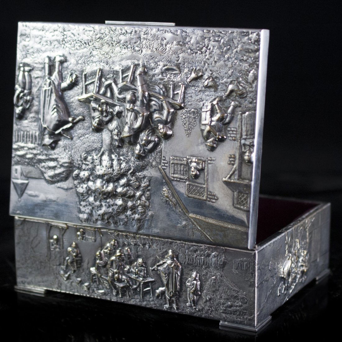 Hans Jensen Silverplated Box (1 of 6)
