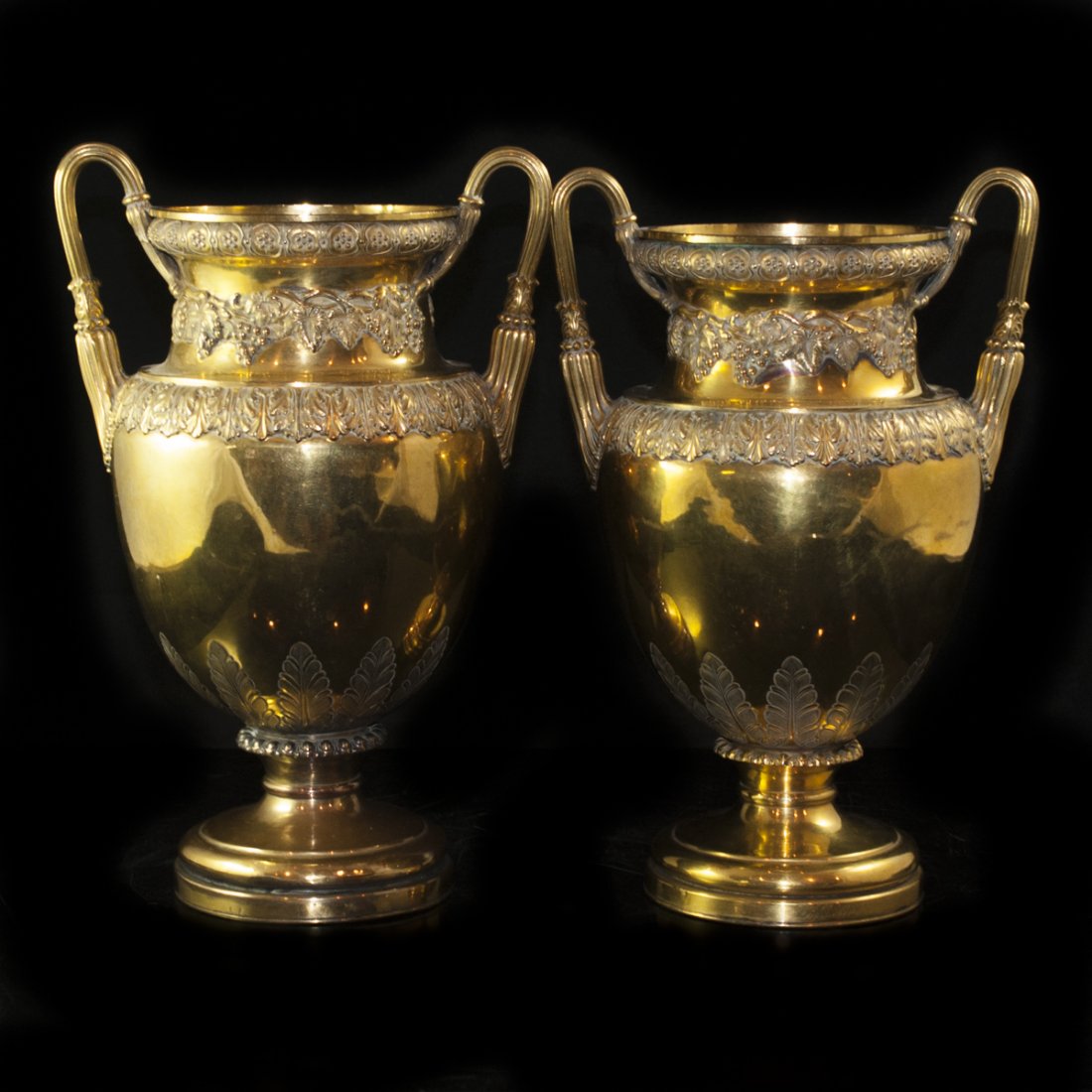 Dore Bronze Trophy Vases (1 of 6)
