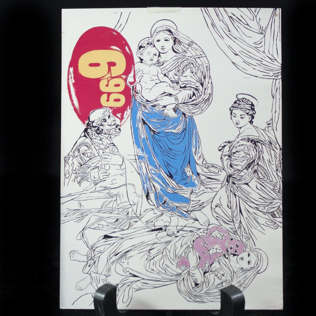 Andy Warhol Memorial Service Card (1 of 3)