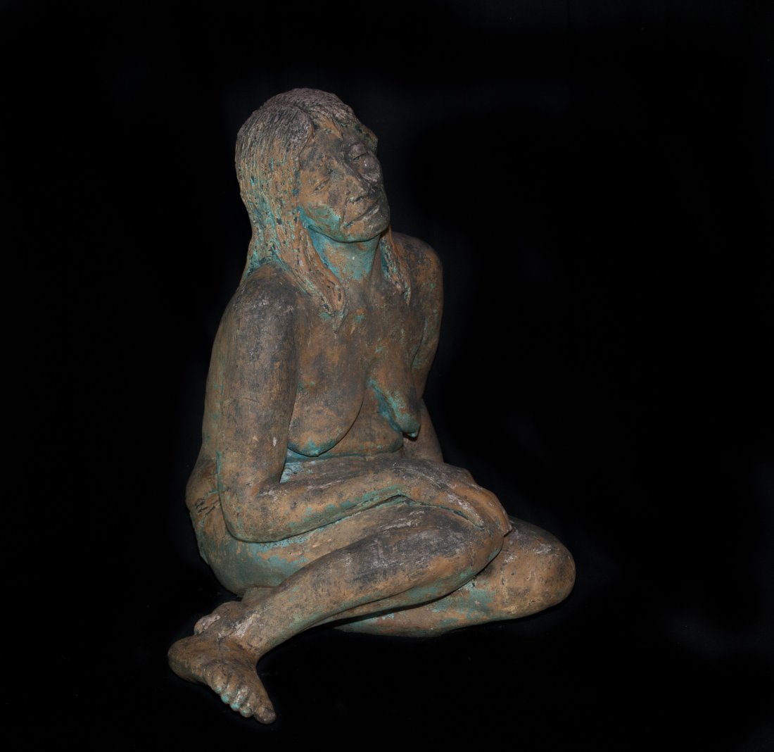 Felipe Tomas Lettersten Sculpture: DESCRIPTION: Felipe Tomas Lettesten sculpture proofs created from fiberglass depicts the life image of native south americans. These proofs are from the "Sons Of Our Land" Collection which were later 